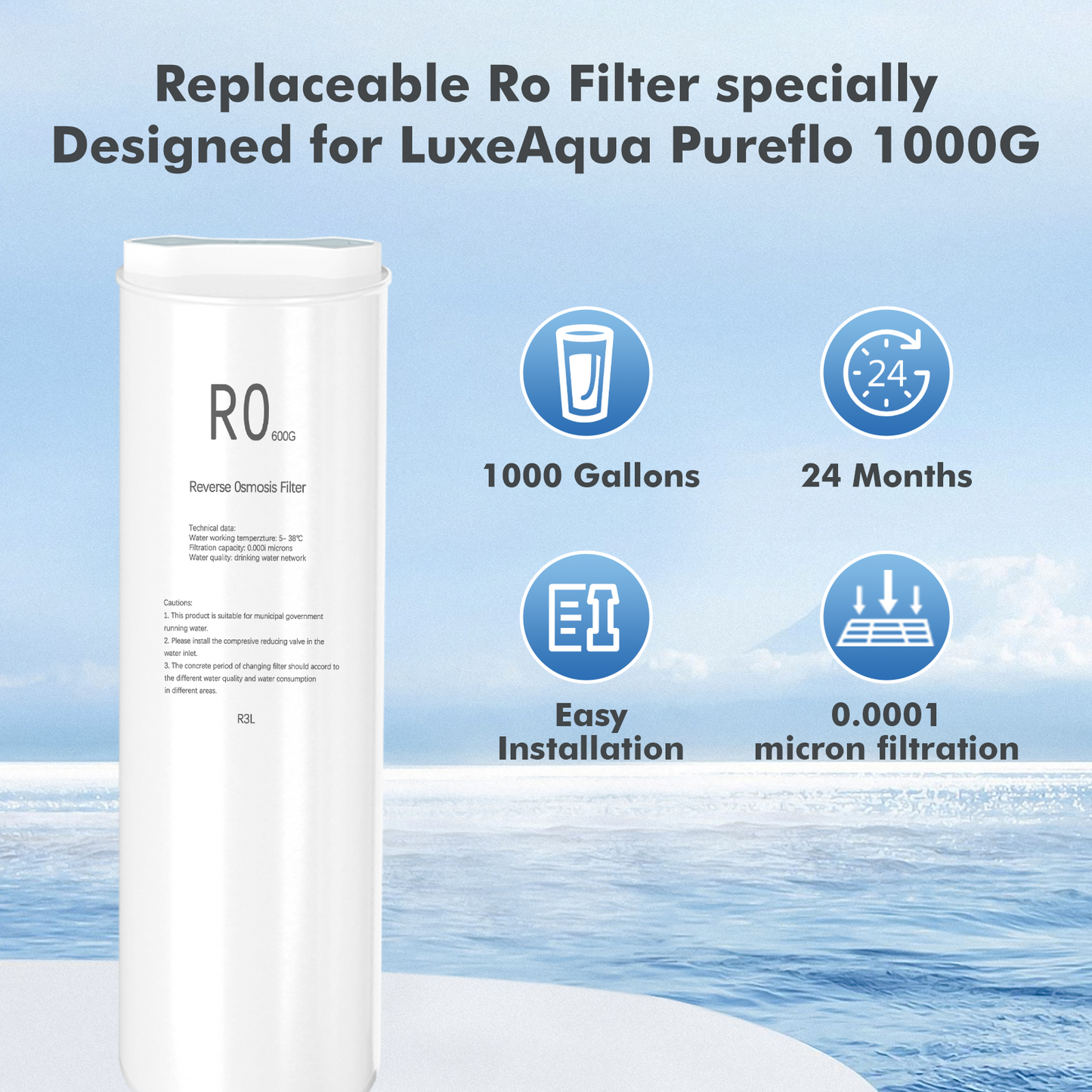 RO-1000G filter